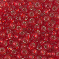 Miyuki 6-140S   6/0 Silver Lined Red-Orange Seed Beads - 5 or 10 gm