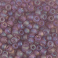 Miyuki 6-142FR  # 6/0 Matte Transparent Smoky Amethyst AB Seed Beads - 5 or 10 gm