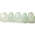 6-14.5mm Green Beryl plain rondelle beads 18 inch 78 pieces