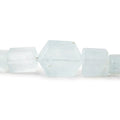 6-24mm Aquamarine Straight Drilled Natural Crystals 16 inch 39 beads