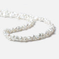 6-7mm Off White Baroque 2.5mm Large Hole Pearls 15 inch 85 pieces