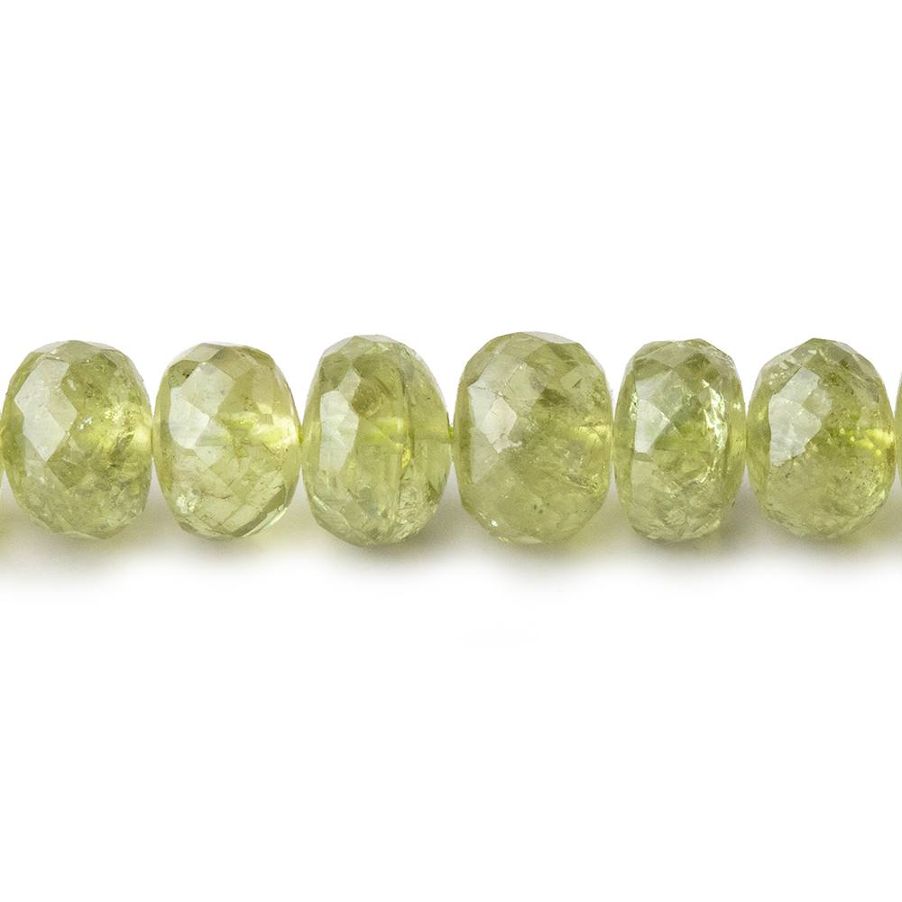 6-8mm Grossular Garnet Faceted Rondelles 17 inch 100 Beads