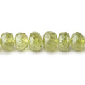 6-8mm Grossular Garnet Faceted Rondelles 17 inch 100 Beads