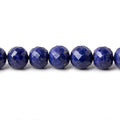 6-8mm Lapis Lazuli Faceted Round Beads 15 inch 61 pieces