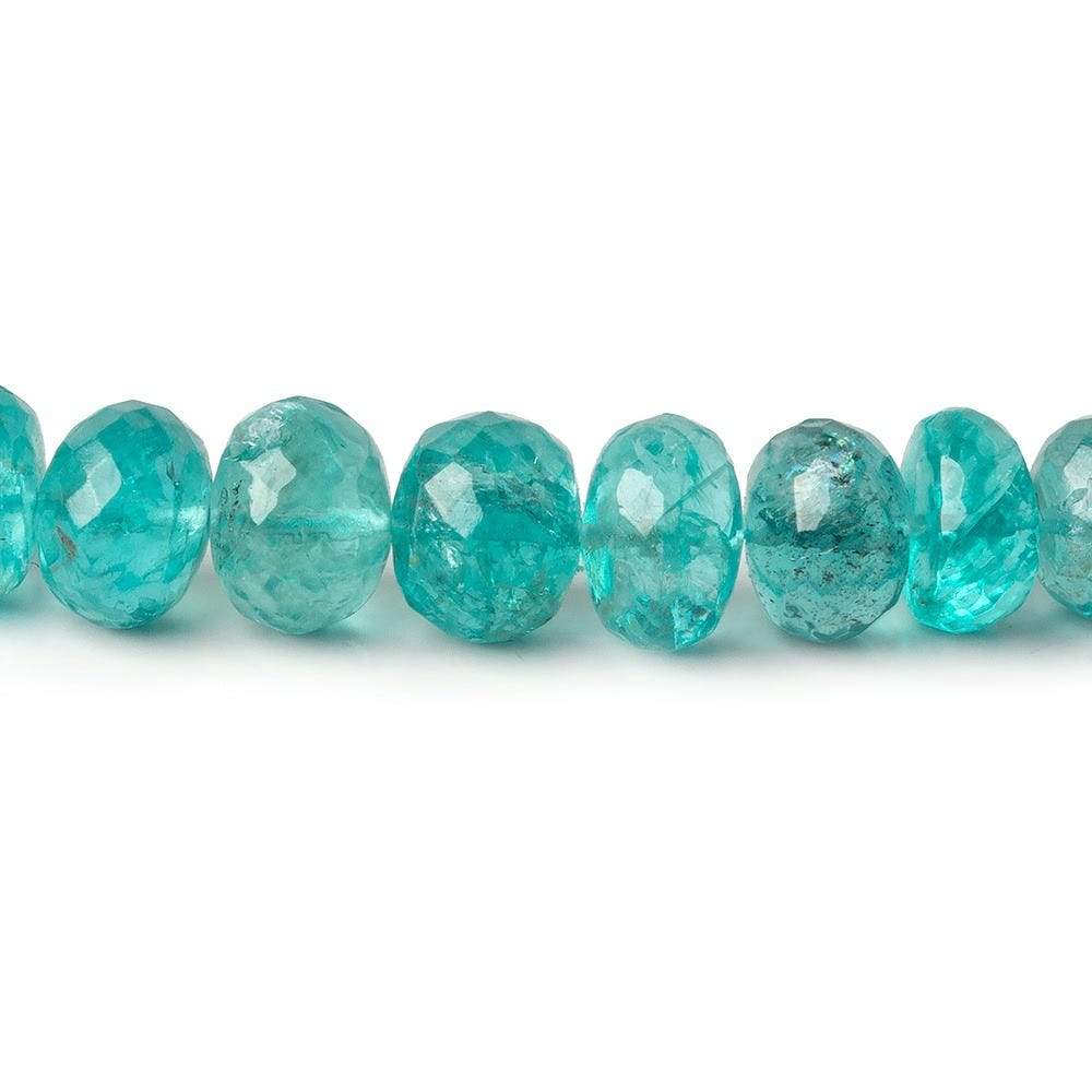 6-9mm Apatite faceted rondelle beads 18 inch 97 pieces AA