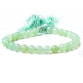 6.5-7mm SeaGreen Chalcedony Plain Round Beads 8 inch 26 pieces