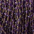 6mm Amethyst faceted rondelle Gold Chain by the foot 30 pcs