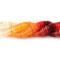 6mm Mexican Fire Opal Heshi beads 16 inch 254 pieces