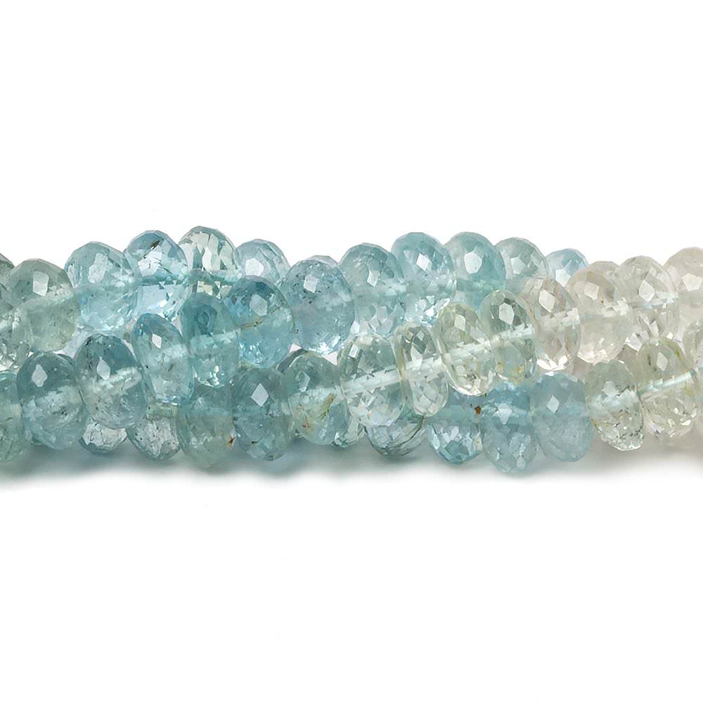 5.5mm Multi Color Beryl Beads Faceted Rondelle 15 inch 128 pieces