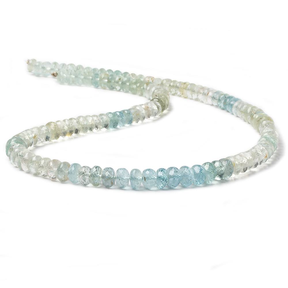 5.5mm Multi Color Beryl Beads Faceted Rondelle 15 inch 128 pieces