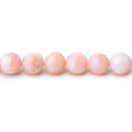 6mm Pink Peruvian Opal plain rounds 16 inch 67 beads AA