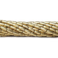 6x3mm Brass Plain Rice Beads 31 beads 8 inch