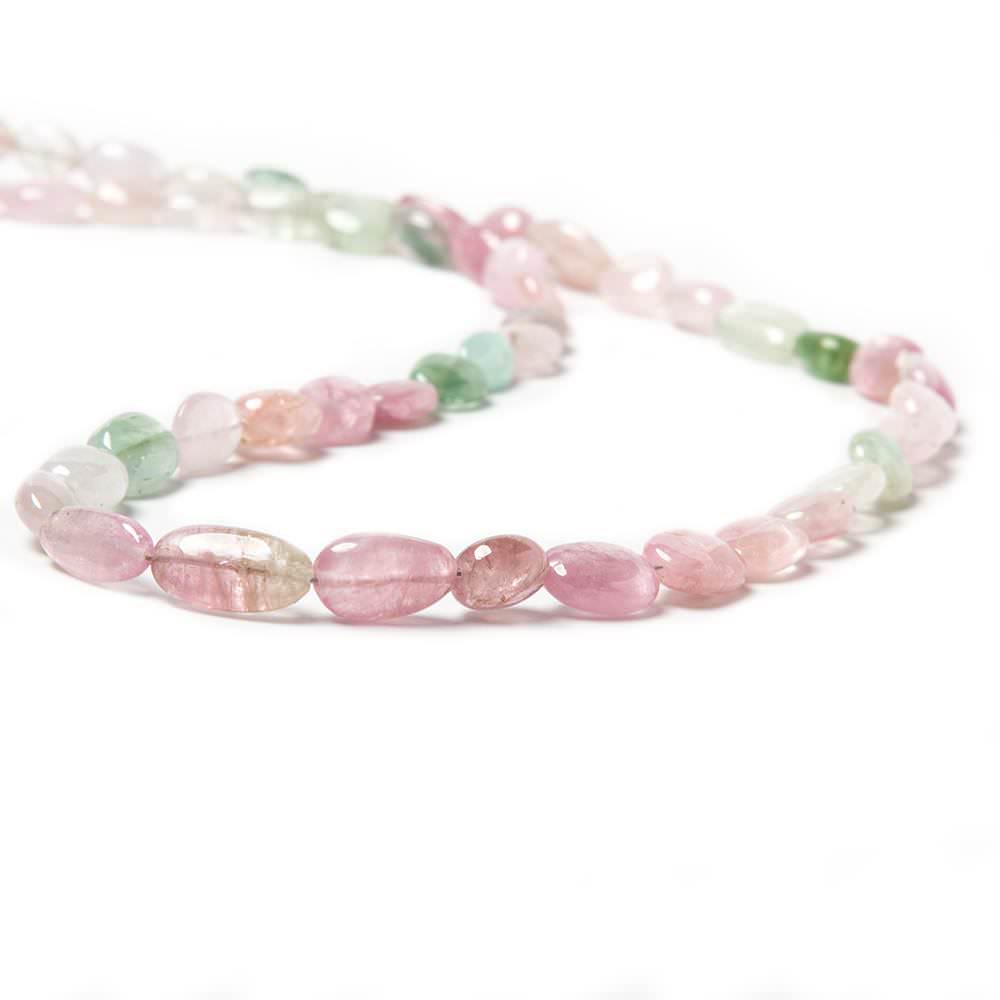 6x4-13x5mm Afghani Tourmaline plain nugget beads 17 inch 55 pieces