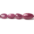 6x4-16x9mm Burmese Ruby plain nugget beads 19.5 inch 59 pieces