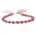 6x5-8x5mm Ruby Straight drilled Tear Drop Beads 8.25 inch 22 pieces
