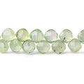 6x6-6.5x6.5mm Prehnite faceted pillow beads 7.25 inch 46 pieces