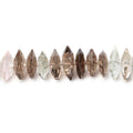 6x7-8x7mm Multi Gemstone Faceted Free Shape Beads 7 inch 56 pieces AAA