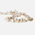 7-8mm Tri-Color Top Drilled Keshi Freshwater Pearls 16 inch 72 pieces