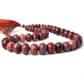 7.5-16mm Moukaite Jasper faceted rondelle beads 15 inch 40 pieces AA