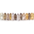 7.5mm Multi Gemstone Plain Rondelle Beads 16 inch 145 pieces