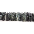 7mm Moss Quartz Plain Square Heshi Beads 16 inch 95 pieces