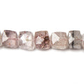 7mm Lepidocrocite Faceted Cube Beads 30 beads 8 inches