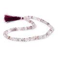 7mm Moss Amethyst Faceted Rondelle Beads 15.5 inch 89 pieces
