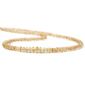7mm Precious Topaz Plain Rondelle Beads 17 inch 174 beads