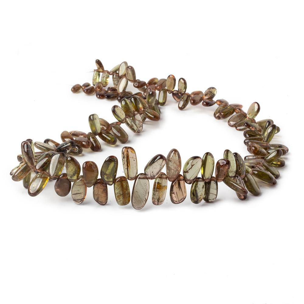7x3-12x6mm Andalusite top drilled plain freeshape beads 15 inch 133 pieces A
