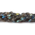 Labradorite straight drilled faceted marquise 14 inch 37 beads A