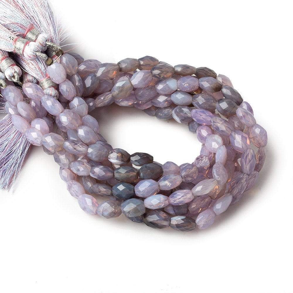 8x11mm Lilac Chalcedony Faceted Nuggets 8 inch 18 beads A
