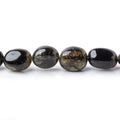 8-10.5mm Green Tourmaline Plain Nugget Beads 16 inch 41 pieces
