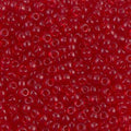 Miyuki 8-141   8/0 Transparent Ruby Seed Beads - 5 or 10 gm