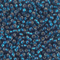 Miyuki 8-1425   8/0 Silver Lined Dyed Blue Zircon Seed Beads - 5 or 10 gm