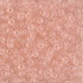 Miyuki 8-155F  8/0 Matte Transparent Light Tea Rose Seed Beads - 5 or 10 gm