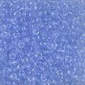 Miyuki 8-159L   8/0 Transparent Light Cornflower Blue Seed Beads, 5 or 10 gm