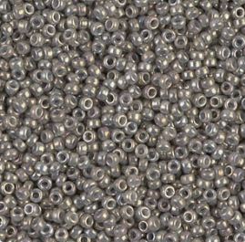 Miyuki 8-1865   8/0 Galvanized Gray Luster Seed Beads - 5 or 10 gm