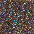 Miyuki 8-2213 (357) 8/0 Root Beer Lined Transparent Topaz AB Seed Beads - 5 or 10 gm