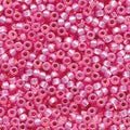Miyuki 8-4237  8/0 Duracoat Silver Lined Dyed Pink Seed Beads - 5 or 10 gm