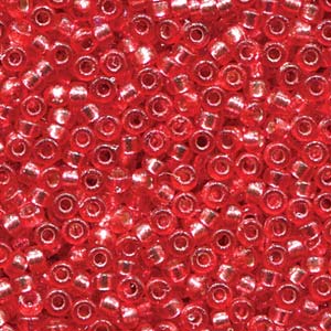 Miyuki 8-4263   8/0 Duracoat Silver Lined Dyed Melon Seed Beads - 5 or 10 gm