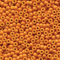 Miyuki 8-4454   8/0 Duracoat Opaque Dyed Orange Seed Beads - 5 or 10 gm