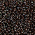 Miyuki 8-4503   8/0 Picasso Transparent Red Brown Seed Beads - 5 or 10 gm