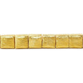 8mm 22kt Gold plated Copper Brushed Cube Bead 8 inch 24 pieces