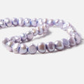 8x10-7.5x10.5mm Lilac Baroque 2.5mm large hole Pearls 15 in. 49 pcs