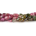 8x5mm Multi Color Tourmaline Plain Nugget Beads 15 inch 50 pcs