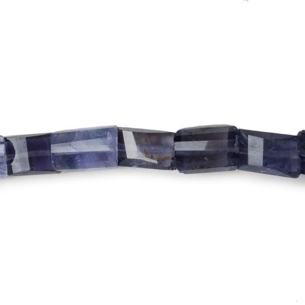 8x6-11x7mm Iolite Faceted Nugget Beads 8.5 inch 21 pieces A