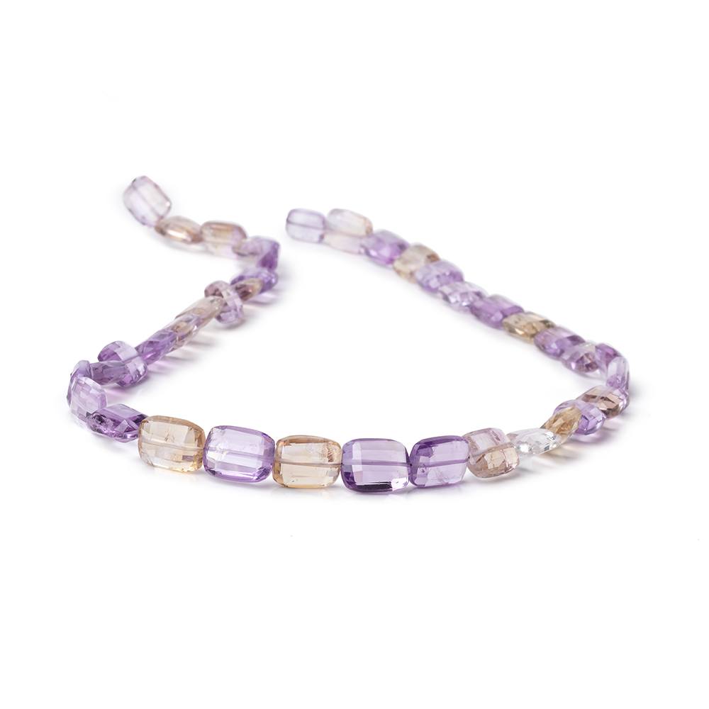 8x6-12x9mm Ametrine Faceted Rectangle Beads 16 inches 33 pieces