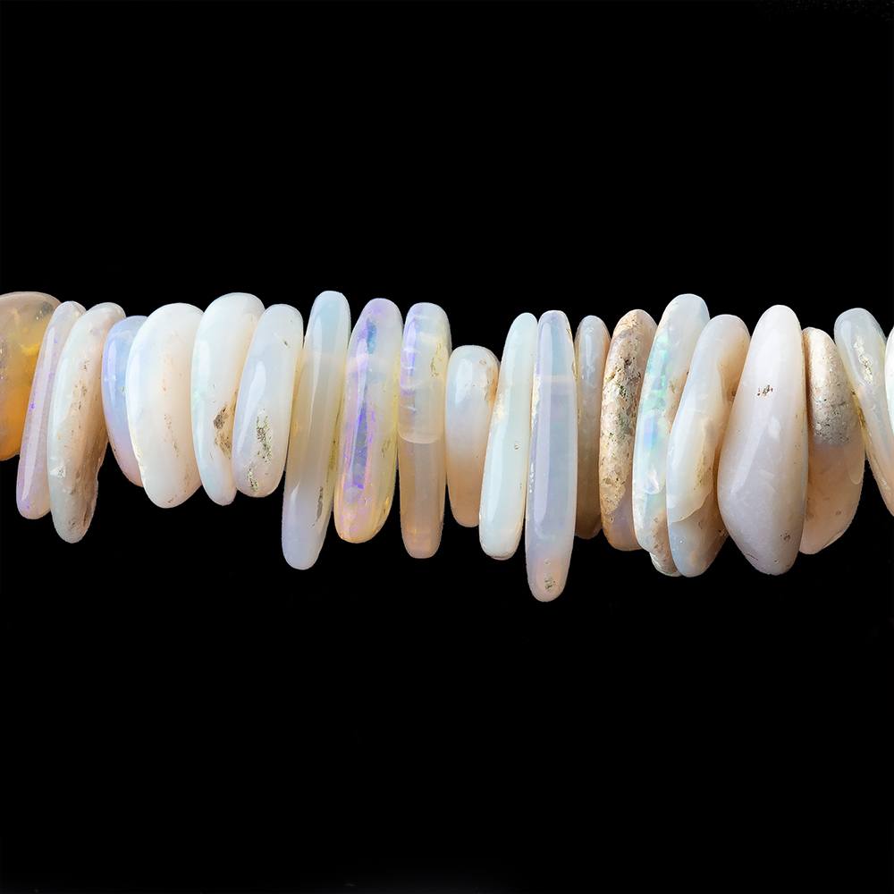 8x6-15x6mm Australian Opal Top Drilled Plain Nuggets 18 inch 200 Beads