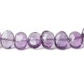 8x6 Amethyst Side Drilled Faceted Oval Beads 8 inch 32 pieces