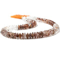 9-11mm Rutilated Quartz German Faceted Rondelle Beads AA Grade 95 pieces
